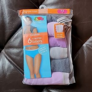 Brand new Fruit of the loom 6 low-rise tag-free briefs underwear size 7/L